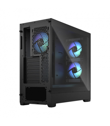 Fractal Design op Air RGB Black TG Clear Tint, ATX, mATX, Mini ITX, Power supply included No