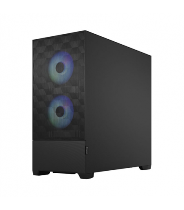 Fractal Design op Air RGB Black TG Clear Tint, ATX, mATX, Mini ITX, Power supply included No
