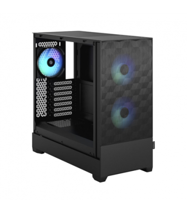 Fractal Design op Air RGB Black TG Clear Tint, ATX, mATX, Mini ITX, Power supply included No