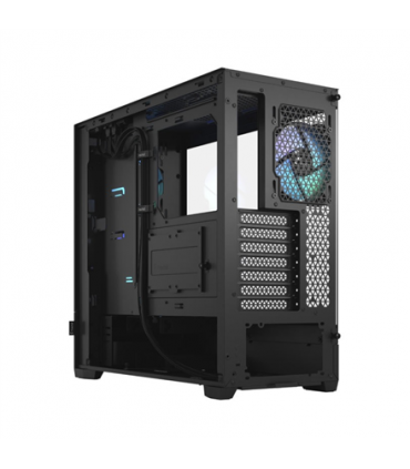 Fractal Design op Air RGB Black TG Clear Tint, ATX, mATX, Mini ITX, Power supply included No