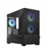 Fractal Design Pop Mini Air RGB   Black TG Clear Tint, mATX, Mini ITX, Power supply included No