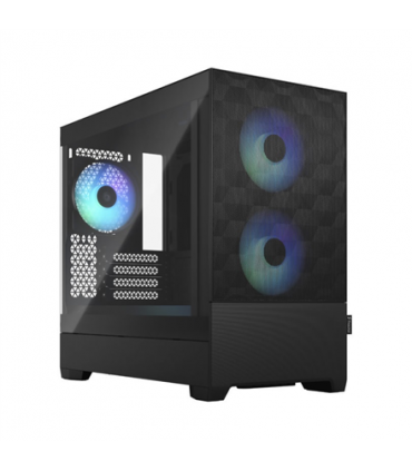 Fractal Design Pop Mini Air RGB   Black TG Clear Tint, mATX, Mini ITX, Power supply included No