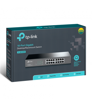 TP-LINK NET SWITCH 16PORT 1000M/TL-SG1016D