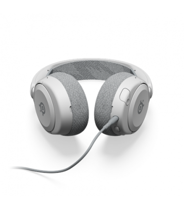 SteelSeries Gaming Headset Arctis Nova 1P Over-Ear, Built-in microphone, White, Noice canceling