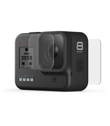 TEMPERED GLASS LENS + SCREEN PROTECTORS (HERO8 BLACK)
