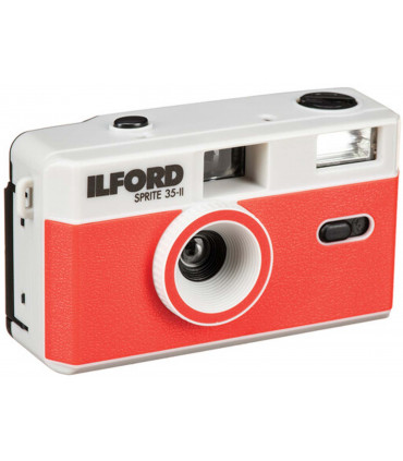 Ilford Sprite 35-II, hõbedane/punane
