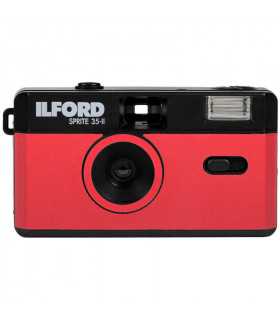 Ilford Sprite 35-II, must/punane
