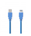 Nedis USB 3.2 pikendus 2m, sinine