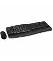 Microsoft Sculpt Comfort Desktop Keyboard and Mouse Set, Wired, Mouse included, RU, Numeric keypad, USB, Black