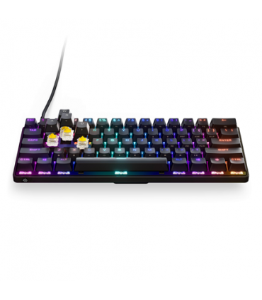 SteelSeries Gaming Keyboard Apex 9 Mini, RGB LED light, US, Black, Wired