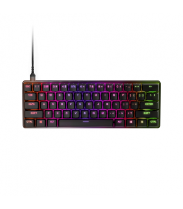 SteelSeries Gaming Keyboard Apex 9 Mini, RGB LED light, US, Black, Wired