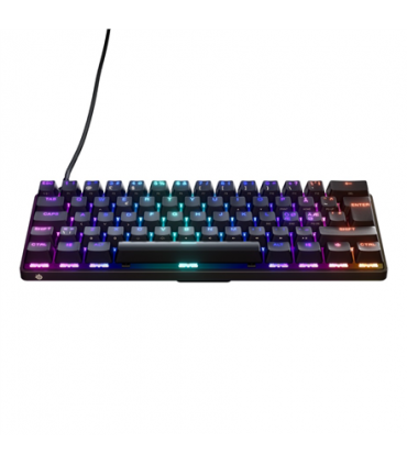 SteelSeries Gaming Keyboard Apex 9 Mini, RGB LED light, NOR, Black, Wired