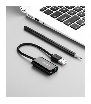 Ugreen USB 2.0 väline heliadapter 3,5mm