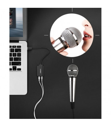 Ugreen USB 2.0 väline heliadapter 3,5mm