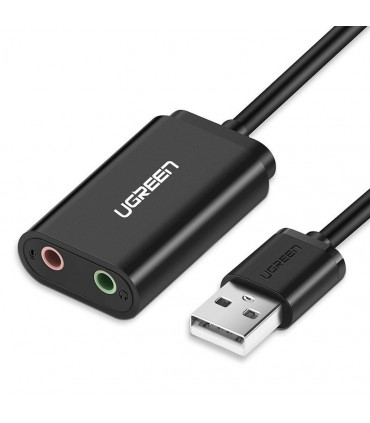 Ugreen USB 2.0 väline heliadapter 3,5mm