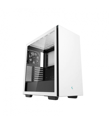 Deepcool MID TOWER CASE CH510 Side window, White, Mid-Tower, Power supply included No