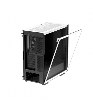 Deepcool MID TOWER CASE CH510 Side window, White, Mid-Tower, Power supply included No