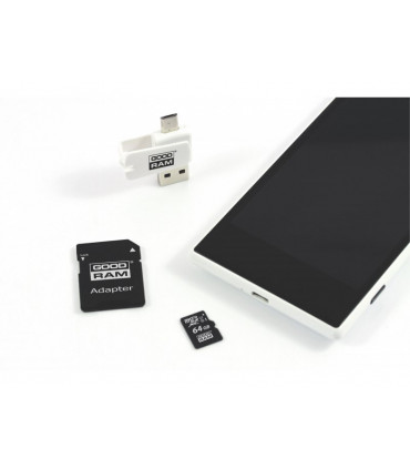 Goodram Micro SDHC 10 class + Adapter 64GB