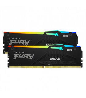 Kingston Fury Beast RGB 32 Kit (16GBx2) GB, DDR5, 5600 MHz, PC/server, Registered No, ECC No, 2x16 GB