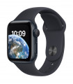 Apple Watch SE GPS 40mm, must silikoonrihm