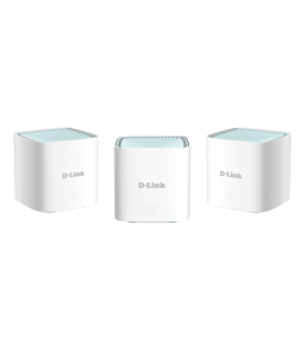 D-Link EAGLE PRO AI AX1500 Mesh System M15-3 (3-pack) 802.11ax, 1200+300  Mbit/s, 10/100/1000 Mbit/s, Ethernet LAN (RJ-45) ports