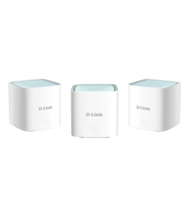 D-Link EAGLE PRO AI AX1500 Mesh System M15-3 (3-pack) 802.11ax, 1200+300  Mbit/s, 10/100/1000 Mbit/s, Ethernet LAN (RJ-45) ports