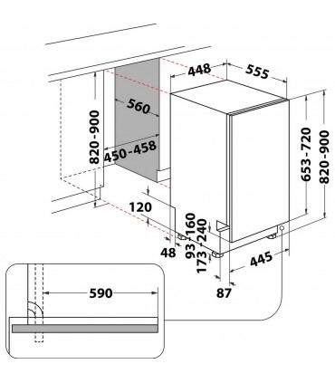 Whirlpool WSIP 4O33 PFE