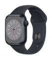 Apple Watch 8 GPS 41mm, must silikoonrihm