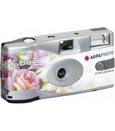 Agfa ühekordne kaamera LeBox Flash Wedding