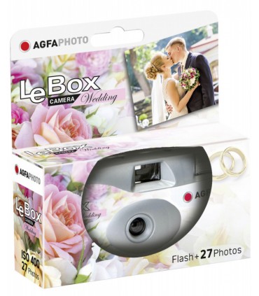 Agfa ühekordne kaamera LeBox Flash Wedding
