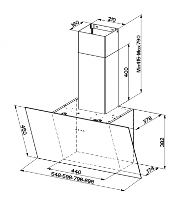 Faber Tweet EV8 LED WH A55