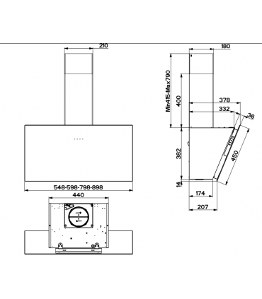 Faber Tweet EV8 LED WH A55