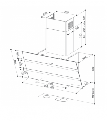 Faber STEELMAX EV8 LED WH/X A55