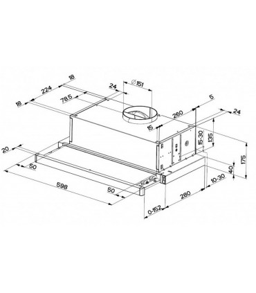Faber Flexa NG Glass LUX WH A60