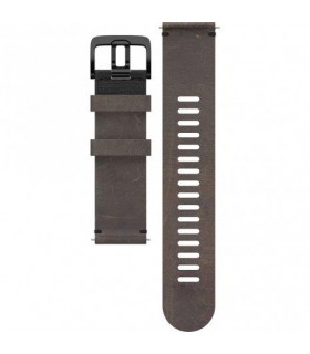 POLAR WRIST BAND 22MM LTHR BRN M/L