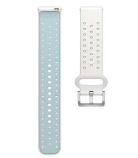 POLAR WB 20MM SIL WHITE/TURQUOISE S-L (Pacer, Unite, Ignite)