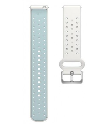 POLAR WB 20MM SIL WHITE/TURQUOISE S-L (Pacer, Unite, Ignite)