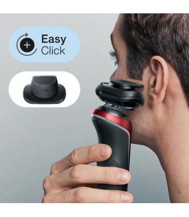 Braun 61-R1200s Series 6 AutoSense, punane