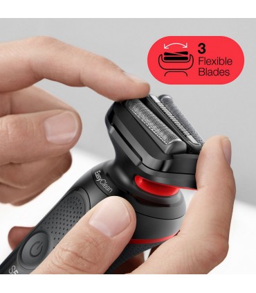 Braun 51-R1200s Series 5 AutoSense, punane