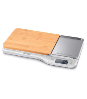 Sencor SKS6501WH köögikaal-lõikelaud, 5 kg