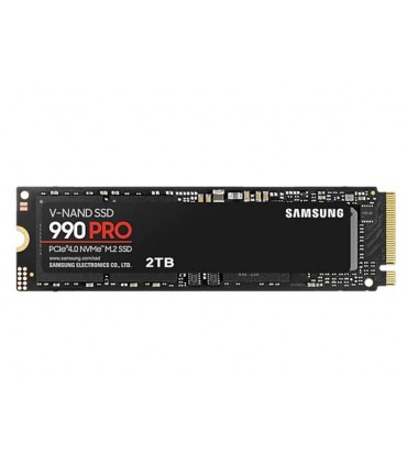 Samsung 990 PRO 2000 GB, SSD form factor M.2 2280, SSD interface PCIe Gen4x4, Write speed 6900 MB/s, Read speed 7450 MB/s