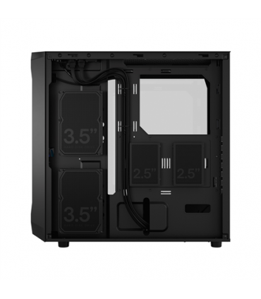 Fractal Design Focus 2 RGB Black TG Clear Tint, Midi Tower