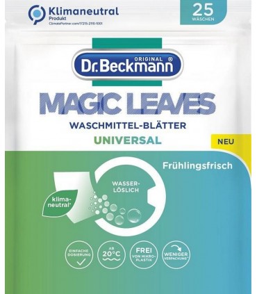 Beckmann Magic Leaves pesuvahendi lehed universaalne 25tk
