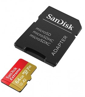 Sandisk Extreme microSDXC 64GB adapteriga