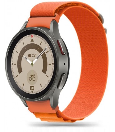 Tech-Protect kellarihm Nylon Pro Samsung Galaxy Watch 4/5/5 Pro, oranž