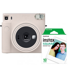 Fujifilm Instax Square SQ1, chalk white + film