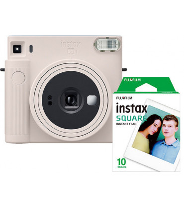Fujifilm Instax Square SQ1, chalk white + film