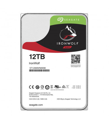 SEAGATE IronWolf 12TB SATA 3.0 256 MB 7200 rpm 3,5" ST12000VN0008