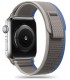 Tech-Protect kellarihm Nylon Apple Watch 42/44/45/49mm, hall/sinine