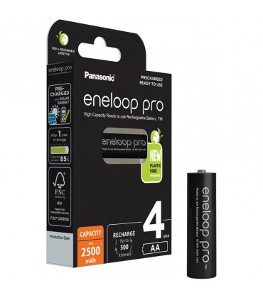 Eneloop aku Pro AA 2500mAh 4tk